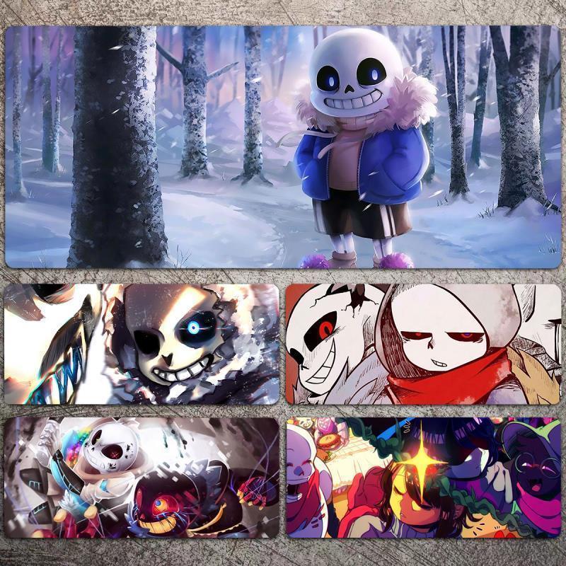 Undertale Mouse Pad Extra Large Anime Sans Bone Brothers Anime Computer Keyboard Pad Office Writing Desk Pad