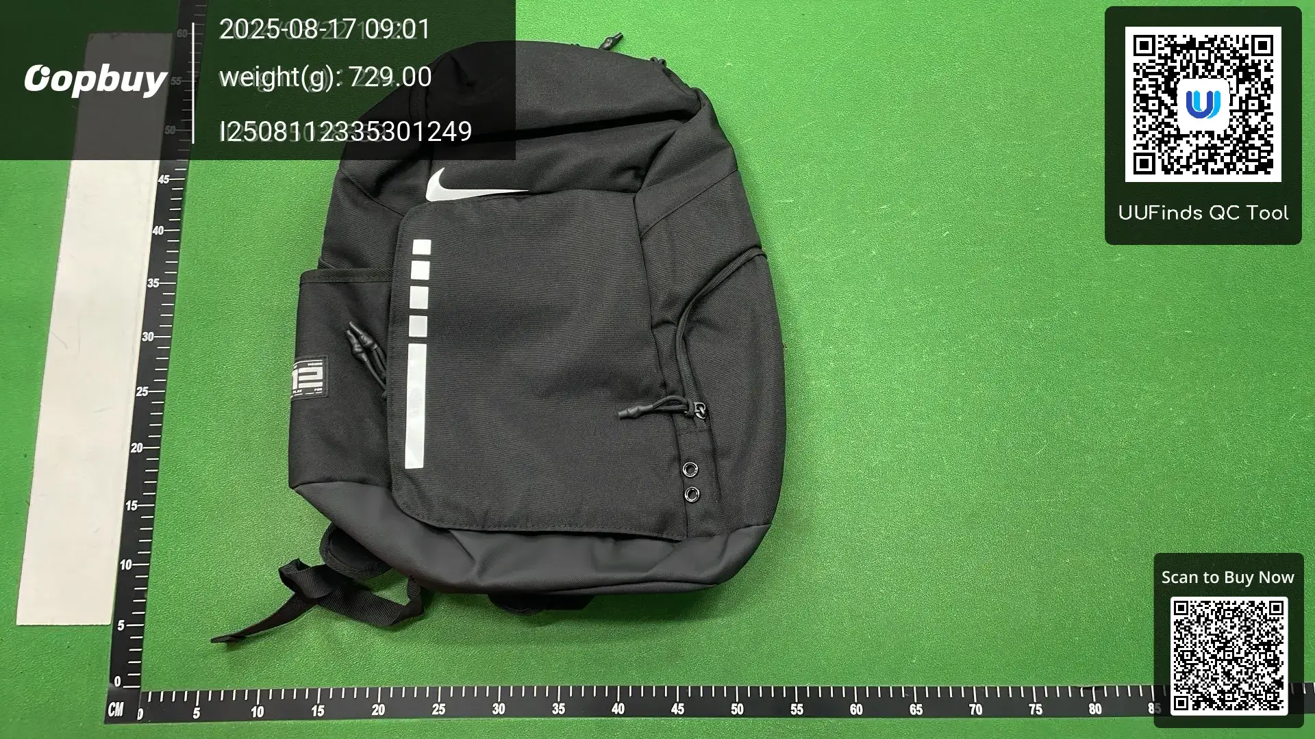 Nike Elite Basketball Backpack Black