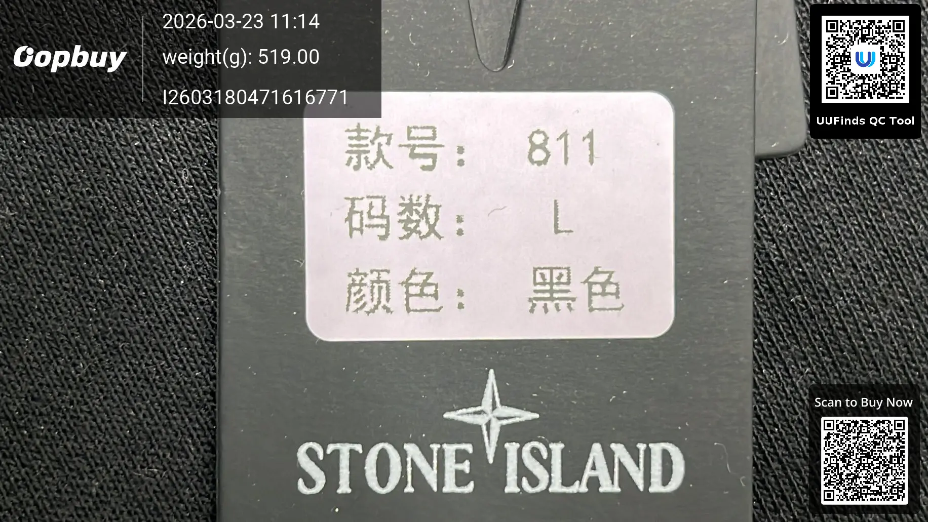 Stone Island 811 Black
