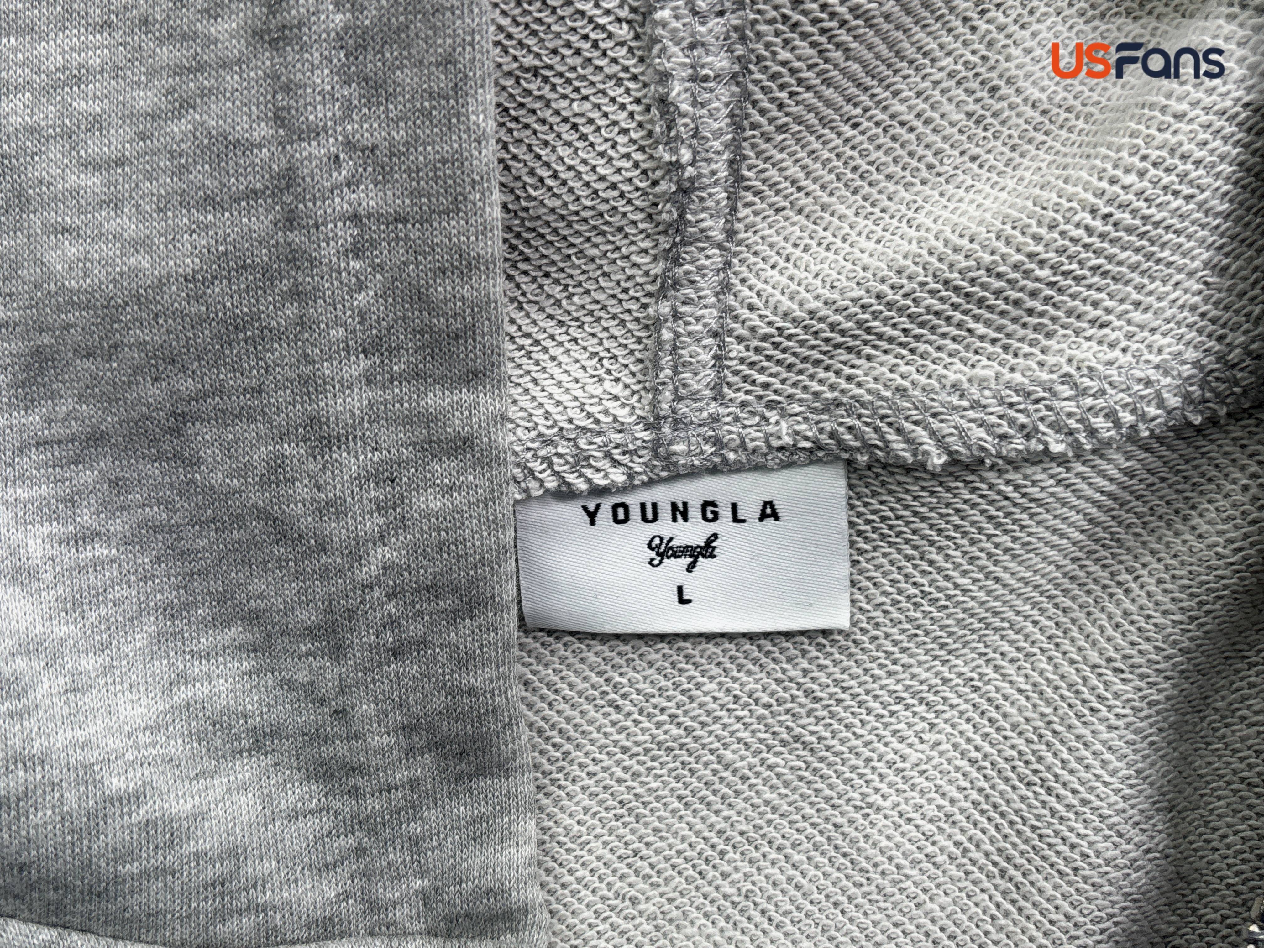 Youngla American Style Trendy Men's Sweatshirt Zipper Cardigan Terry Print Casual Hoodie Sports Casual Jacket QC