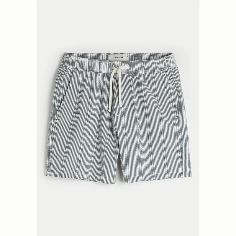 Hollister25 Summer New arrival American Resort Style Retro Plaid Loose shorts Men's Clothing Ki328-5098