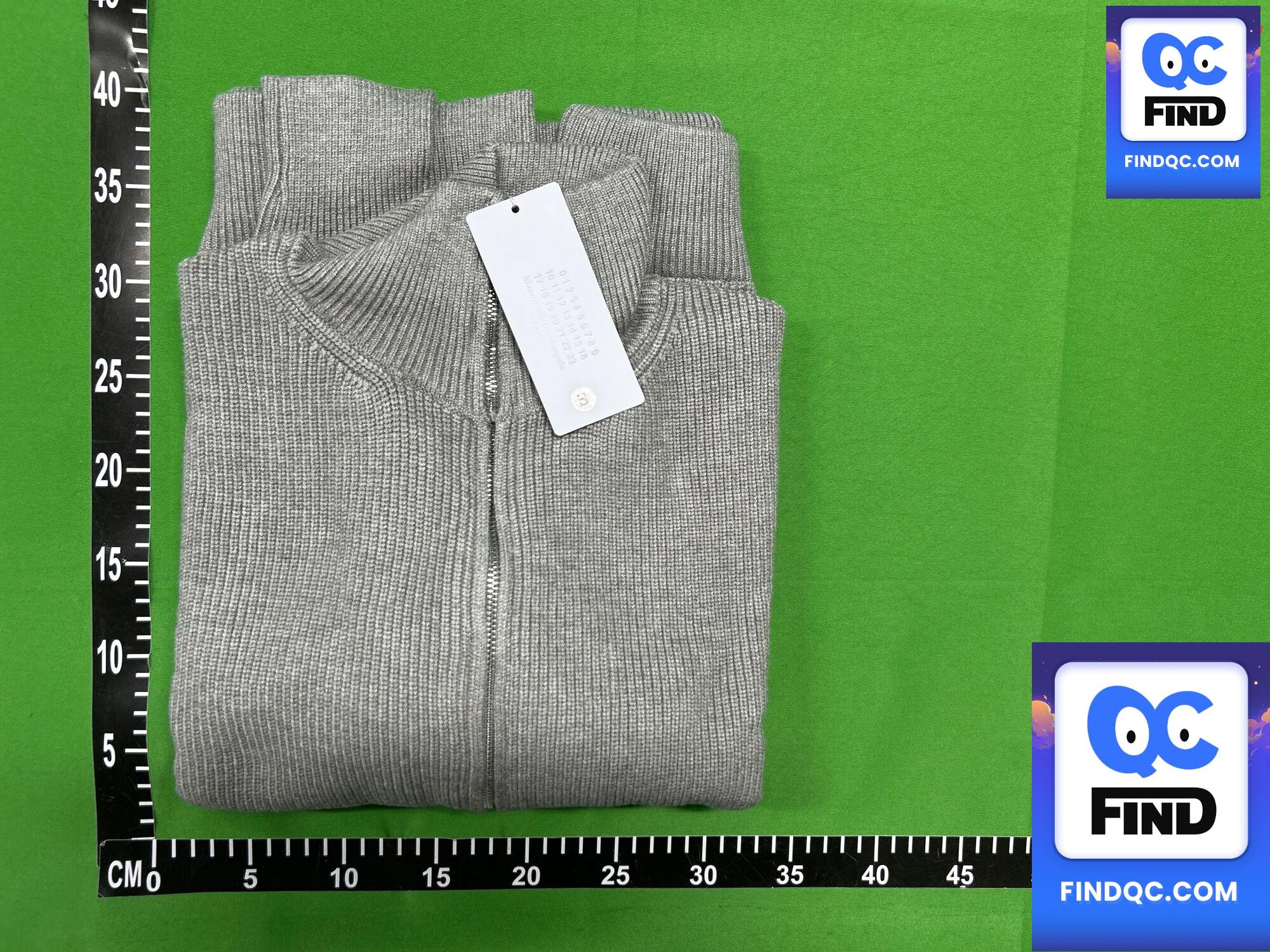 MM6 Maison Margiela Zip Up Cardigan QC
