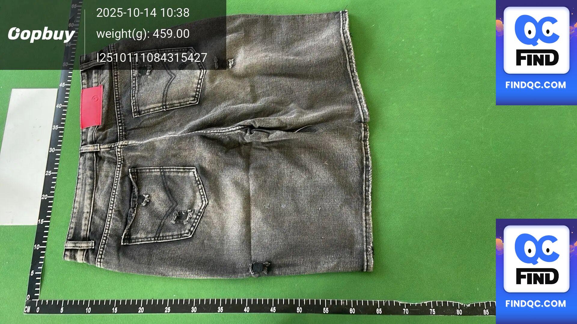 European and American Cross-border Gothic Style Black Punk Washed Denim Shorts Men's Summer Street Hip Hop Hole Y2K Shorts — QC-foto 2