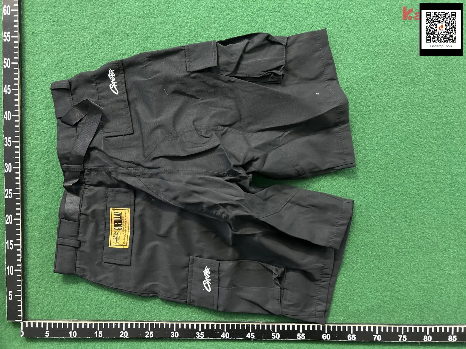 CORTEZ GUERILLAZ Cargo Shorts Black
