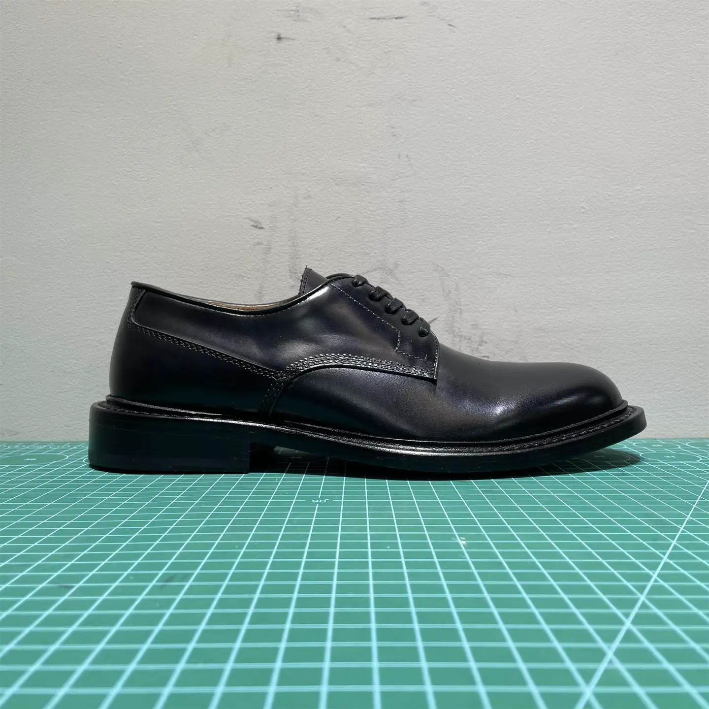 【Nine Elders】Bv35 Men's Derby Shoes, First Layer Imitation Cowhide Leather, First Layer Open Edge Genuine Leather Sole