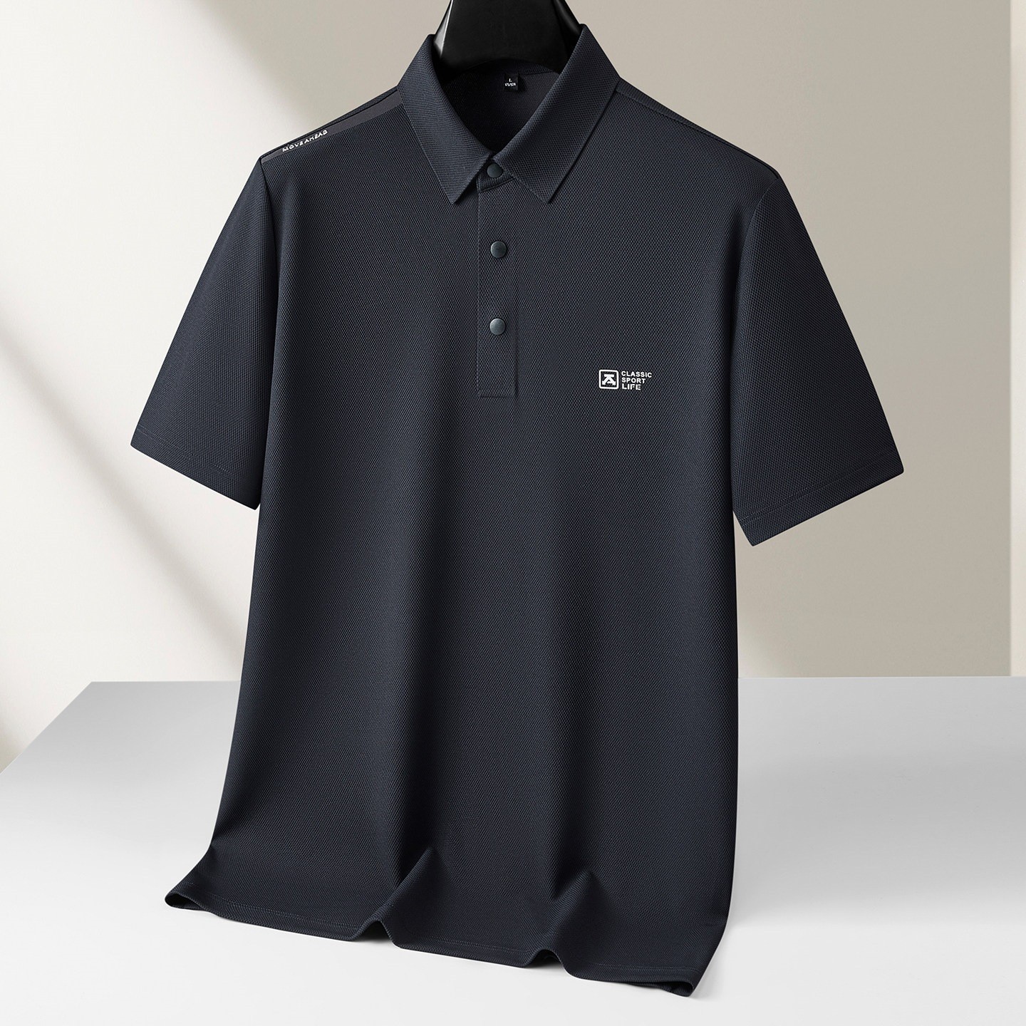 Fat Brother 2026 Plus Size Quick-Dry Short Sleeve T-Shirt Men's Sports Top Fashionable Casual Summer Thin Style