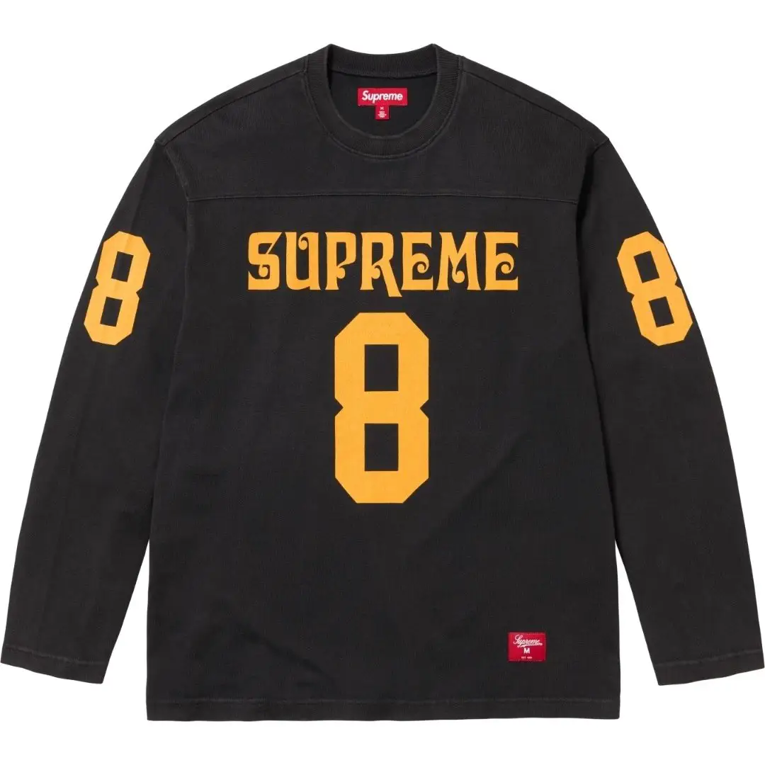Supreme 8 Jersey Black