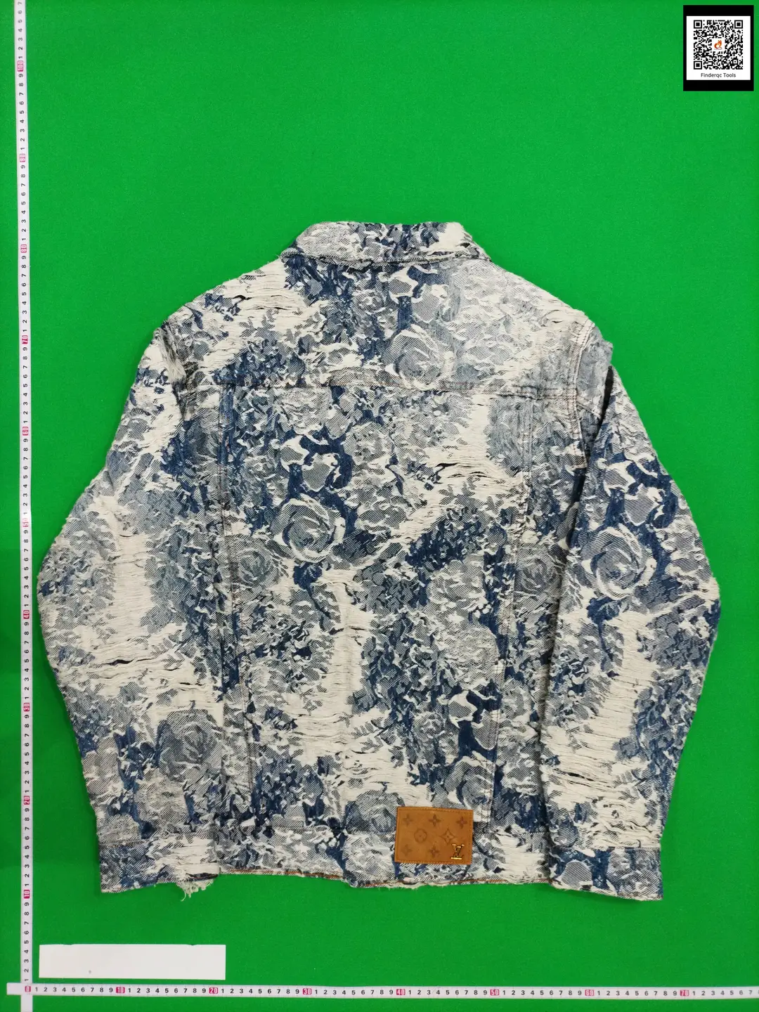 Louis Vuitton Denim Jacket Blue Floral
