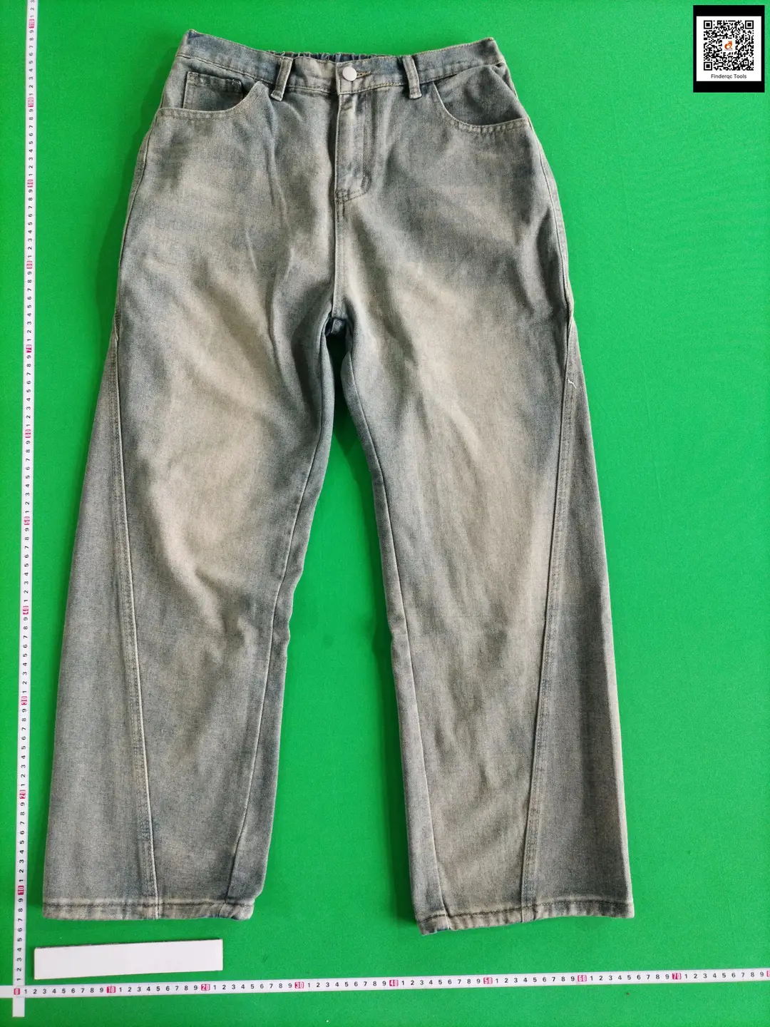 Split Design Dressed Washed Jeans Men's Spring American Style Trendy Brand Loose Retro Slim Look Wide Long Pants