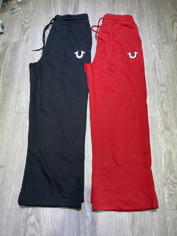 Bigd Ready-To-Wear, True Men's Slightly Elastic Regular Thick Fleece-Lined Loose Casual Pants 12g2 Xk73