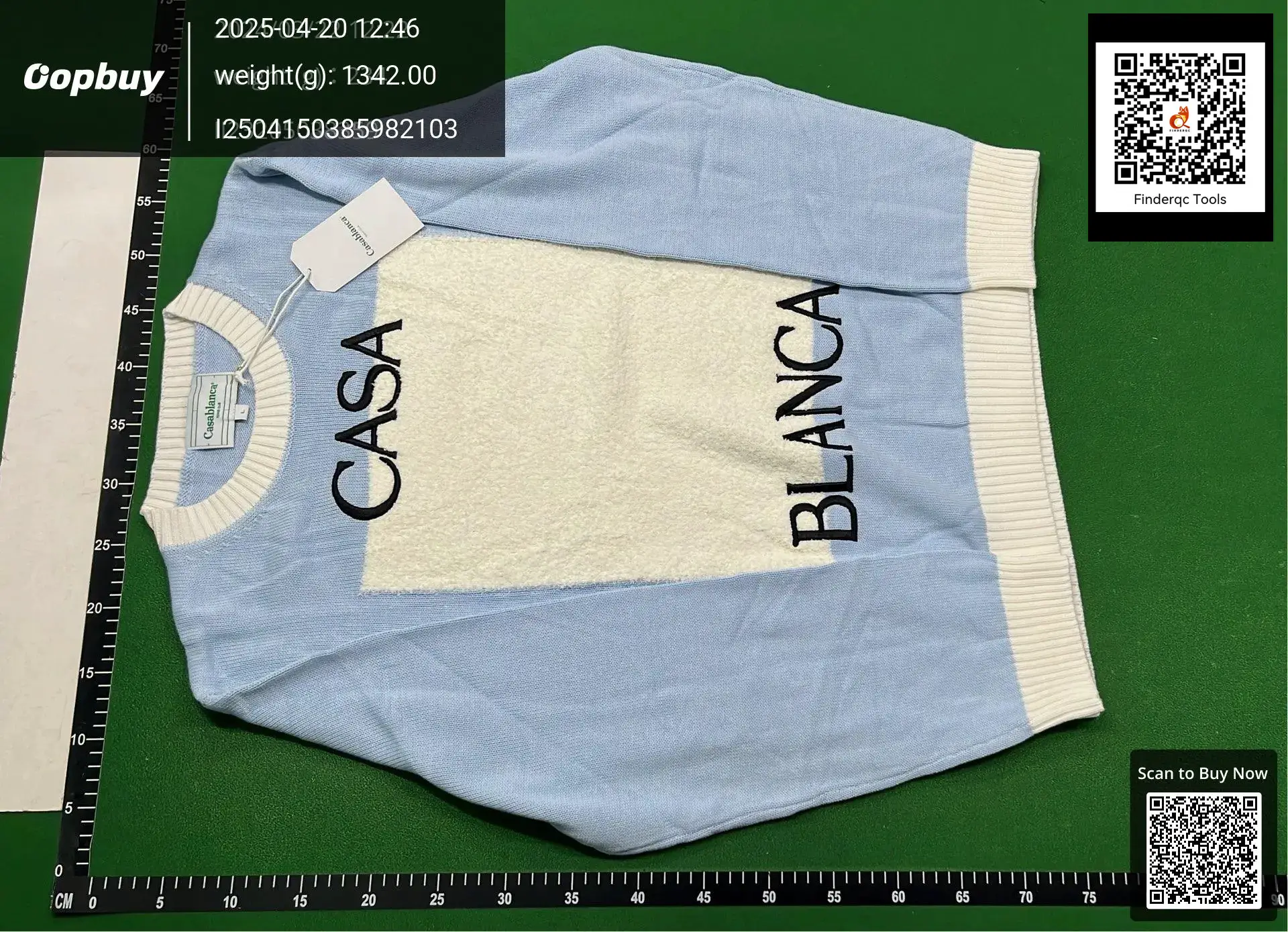 Casablanca Block Alphabet Knitting Sweater High Street