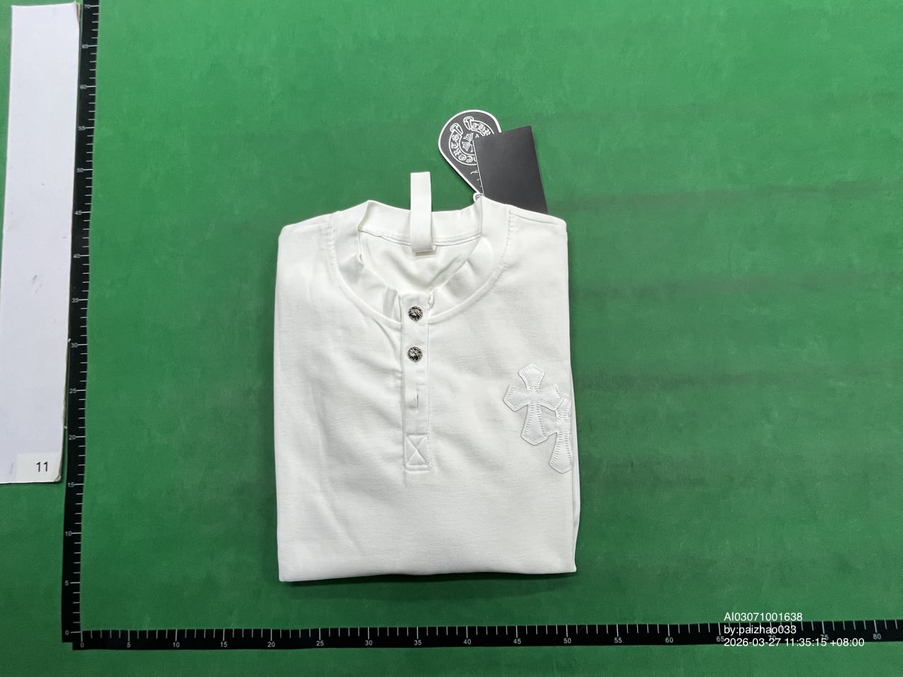Chrome Hearts Long Sleeve Henley QC