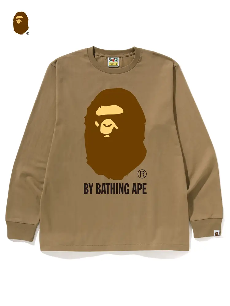Bape Men's Clothing 24Th Autumn and Winter Ape letter Print Long sleeves T-Shirt 111015N