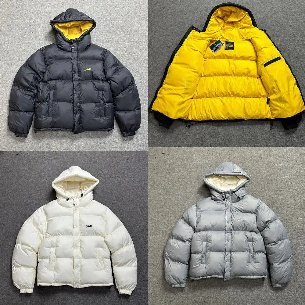 Men's Thickened Hooded Loose Couple Warm Cotton Clothes Cotton Coat Jacket
