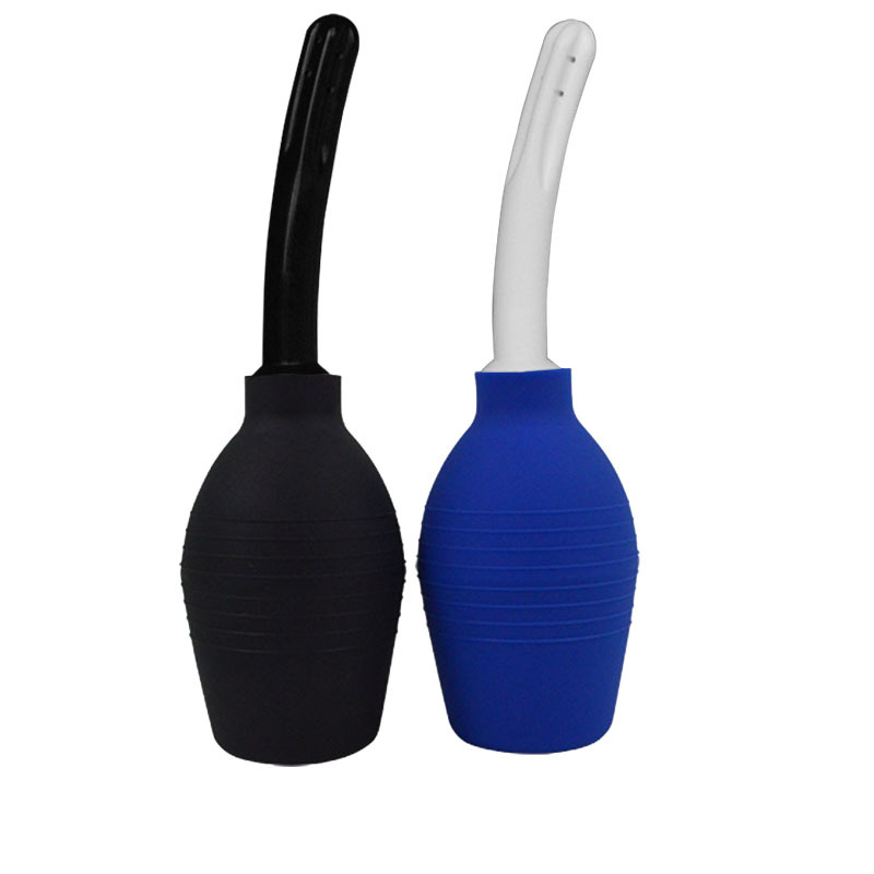 Factory Wholesale Curved Vaginal Irrigator 310ml Anal Enema Device Adult Novelty Products Dropshipping