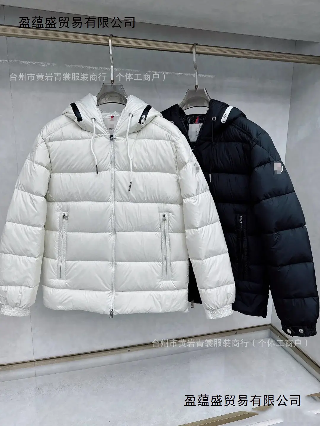 25Fw Mengjia High Version Hooded Letter Printed down Cotton Couple Winter Thickeneded Warm Casual Jacket Jacket