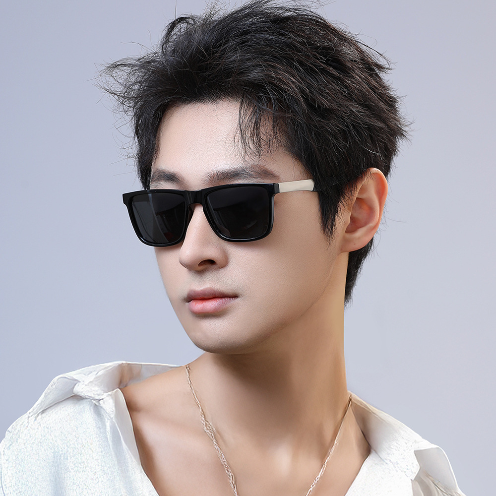 New Cross-border Retro Sunglasses Men's High Sense Driving Outdoor Sports Driving Polarized Sunglasses