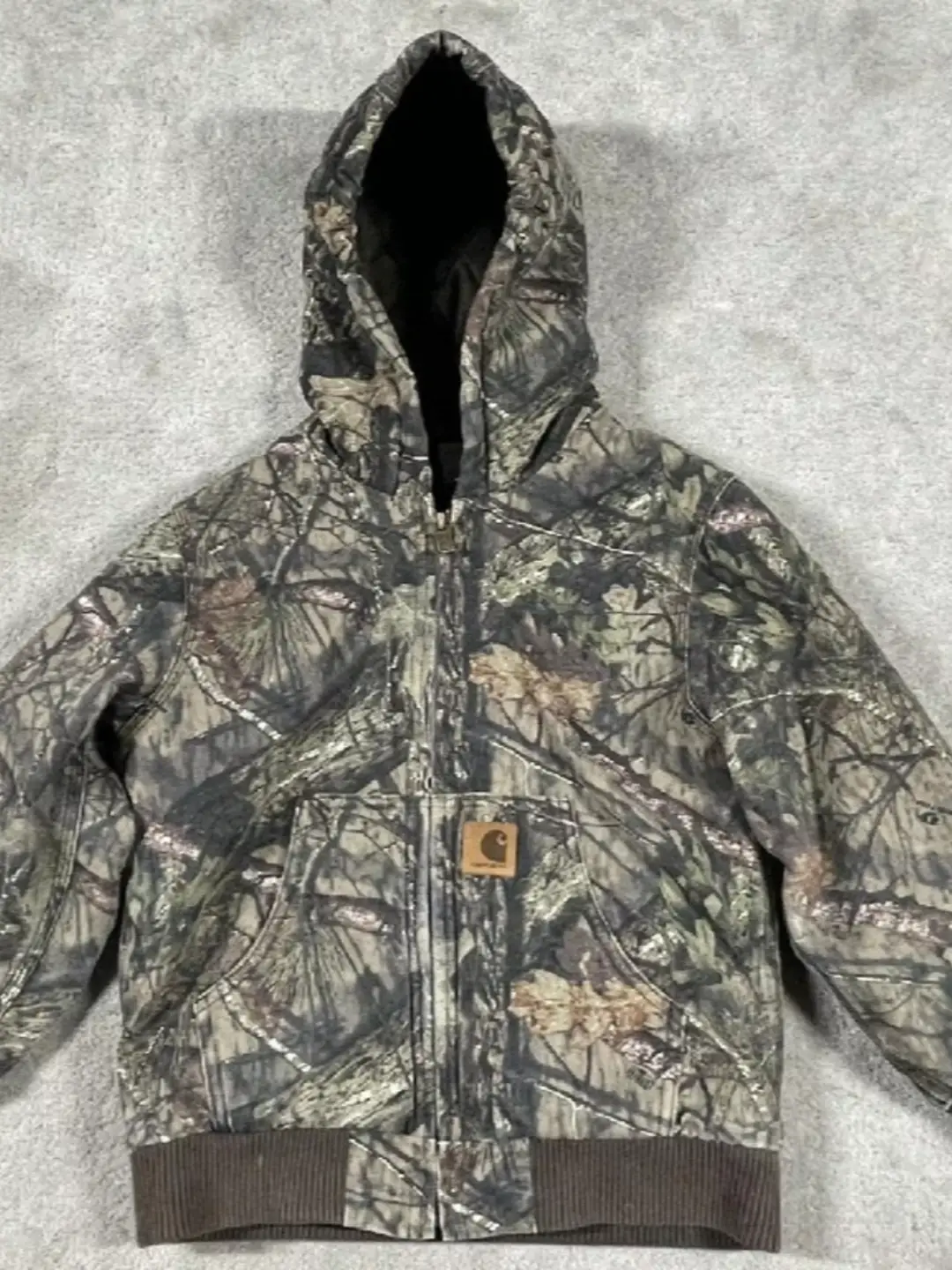 Zip-Up Jacket American Hip-Hop Sweatshirt with Leaf Print, Zip-Up Hooded Casual Loose Jacket Y2K