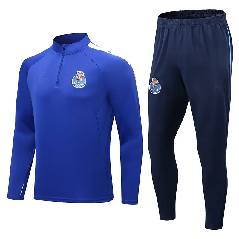 2324 Naples West Ham League Pre-Season Warm-Up Uniform for Adults kids Long sleeves Football Training Uniform Suit