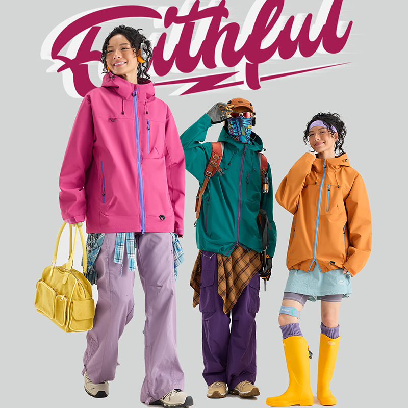 Outdoor Sports Detachable Jacket, Unisex, Mountain-Style Color-Blocking, Loose-Fitting Versatile Mountaineering Clothing, Urban Commuting Top