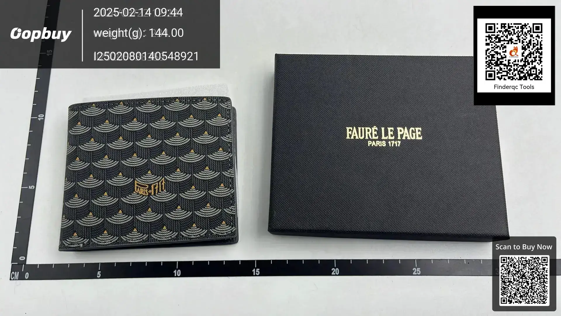 New FLP Fish Scale Print Wallet Genuine Leather Card Bag Canvas Coin Purse Men's and Women's Small Bag