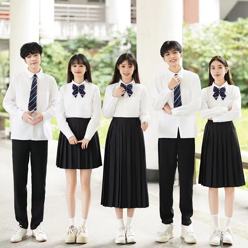 Graduation Class Uniforms, Poetry Recitation and Chorus Competition Performance Costumes, Long Skirts, Junior High School, High School, Elementary School Students' Sports Meet Suits