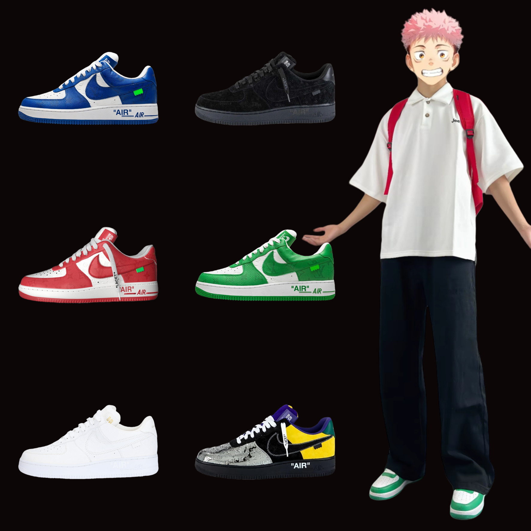 Nike Air Force 1 空军定制 空军一号 纯白黑色联名黑白驴板鞋Nike 板鞋子空军 耐克 板鞋子男耐克板鞋女鞋子男板鞋男鞋夏季男鞋潮鞋休闲鞋男鞋子鞋女男鞋运动鞋休闲女鞋休闲小白鞋男户外鞋