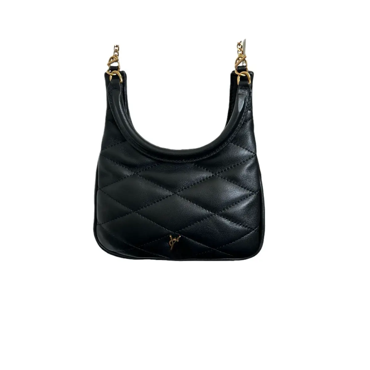 Soft Waxy Diamond Portable Underarm Bag 2024 Autumn New Shoulder Bag Crossbody Bag Women's Bag SADE HOBO