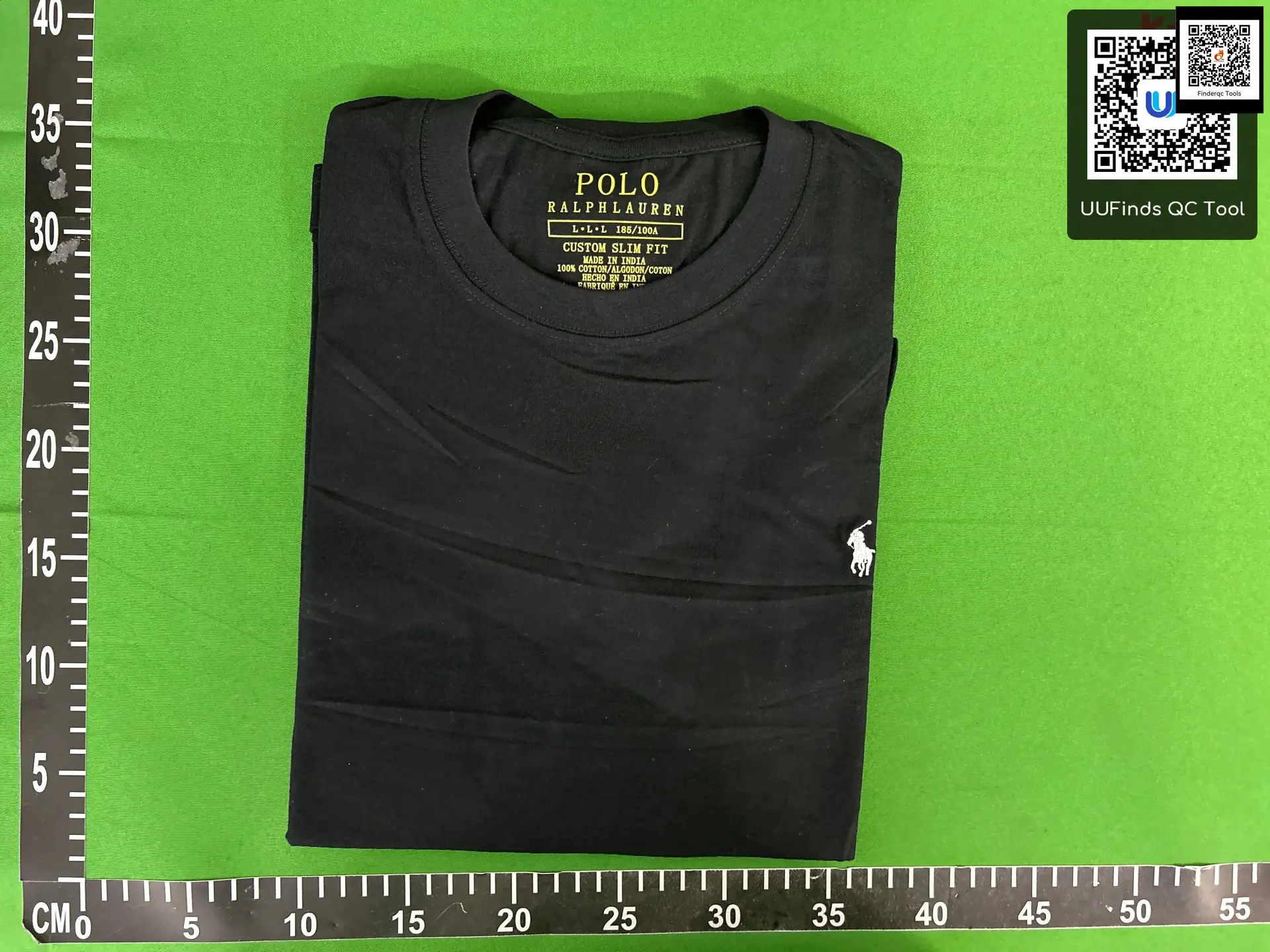 Polo Ralph Lauren Custom Slim Fit Black T-Shirt