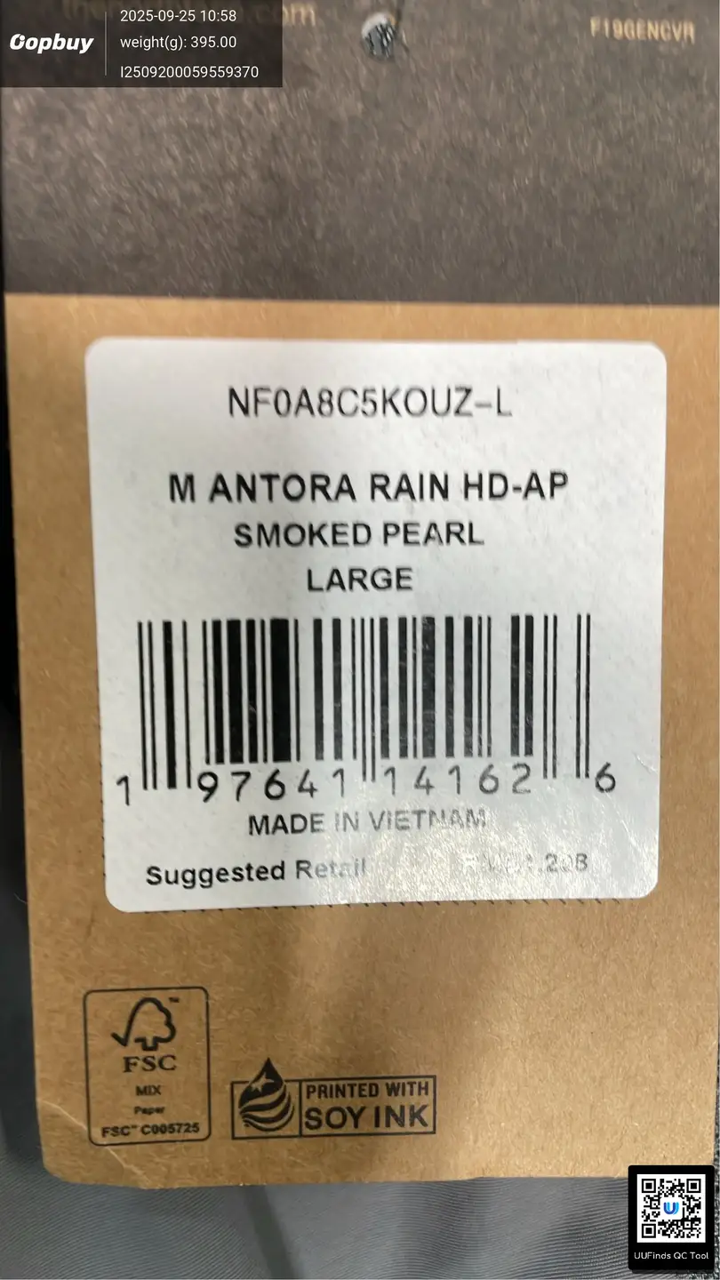 The North Face Antora Rain HD-AP Smoked Pearl