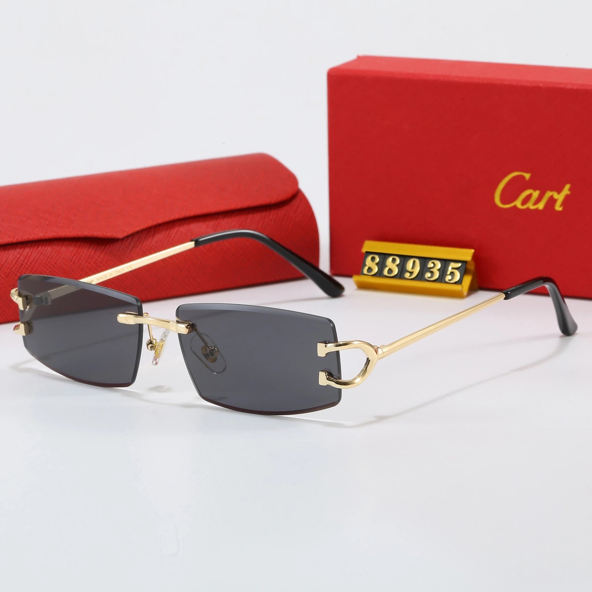 Cartier Rimless Sunglasses QC 写真 WEIDIAN Qualit.ly
