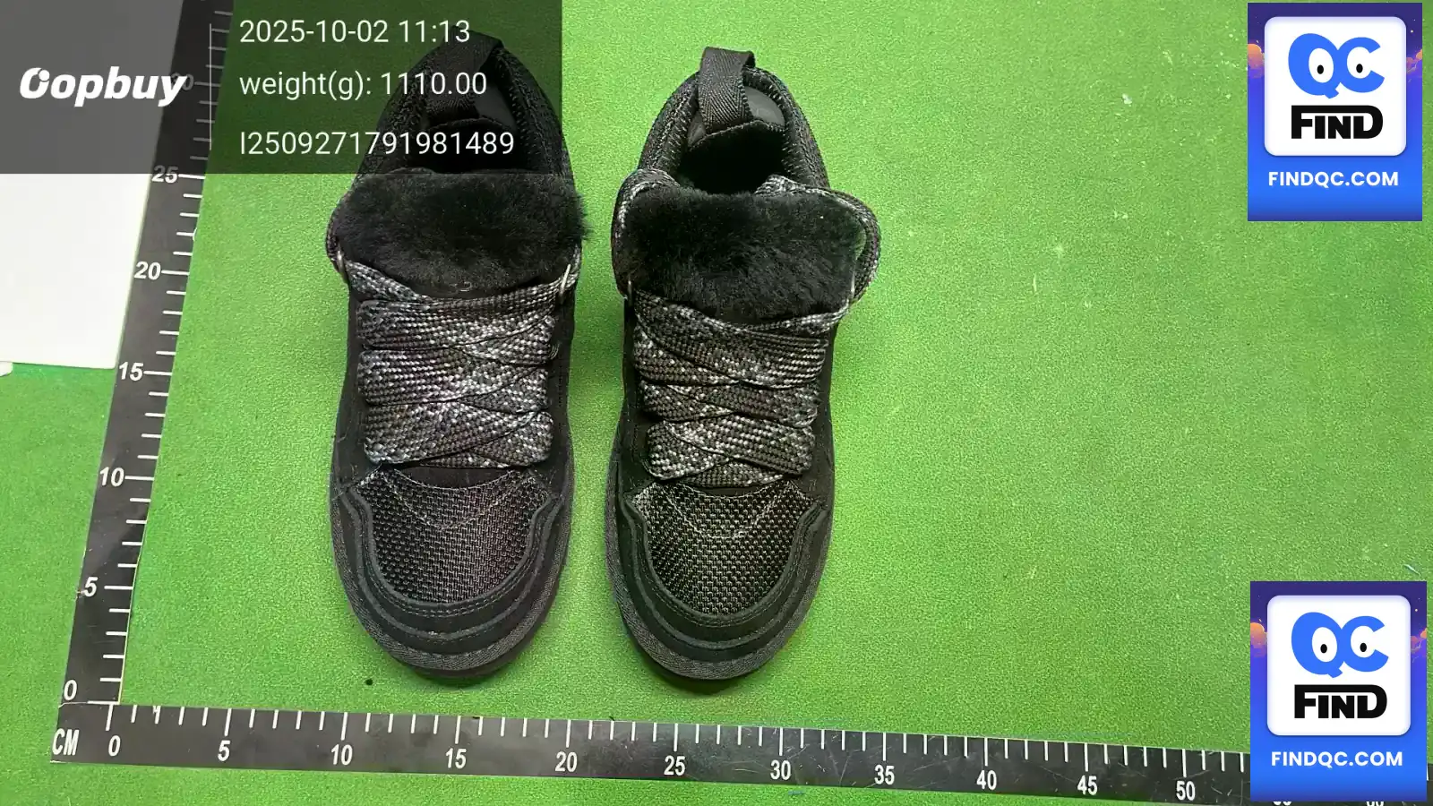 Sampo Black Fur Trim High Top Sneakers