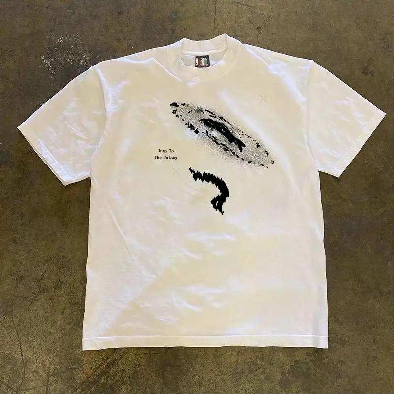 Make money for charity 260g heavyweight pure cotton! Creative simple printing Harajuku style oversize trendy and versatile