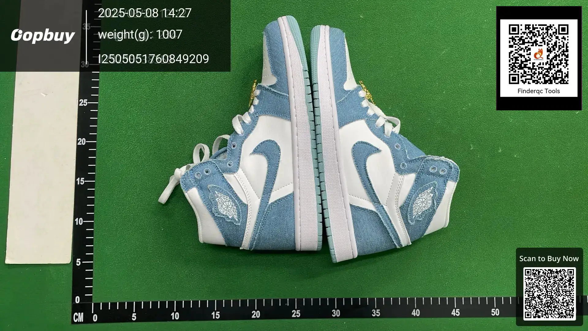 Air Jia 1 R "denim" trend shock absorption basketball shoes men's and women's running shoes denim blue 36-4