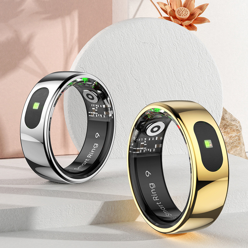 R08 smart ring heart rate body temperature blood oxygen sleep monitoring remote control self-timer music control step number smart ring