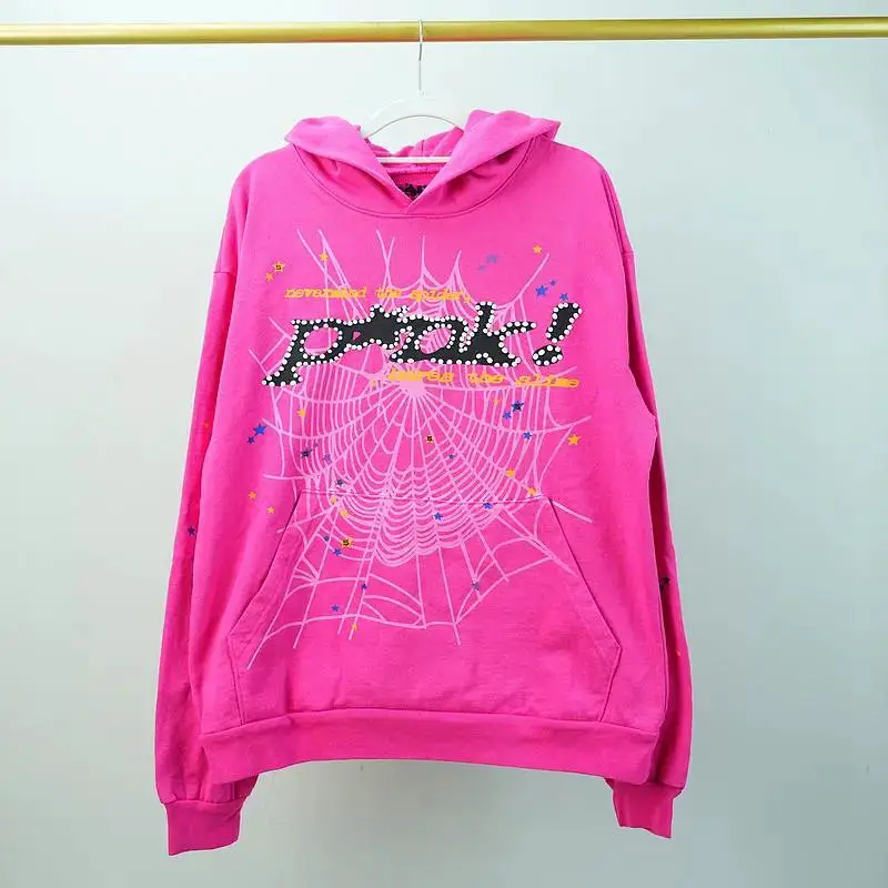 Fall and winter New arrival rose red foam Print Sweatshirt