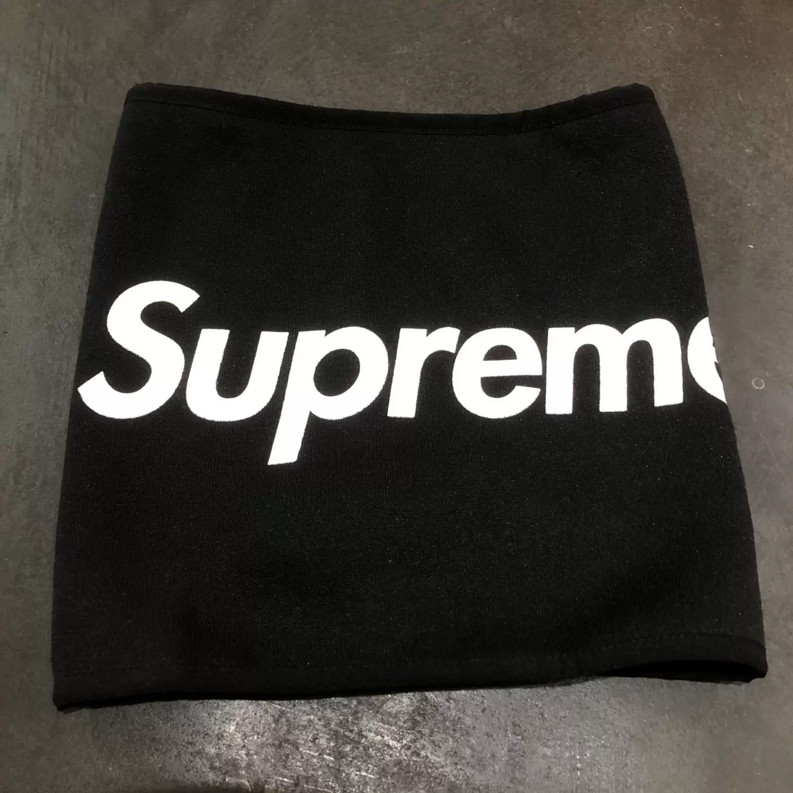 15Fw Fleece Neck Gaiter Black Fleece-Lined Wool Neck Warmer Neck Cover