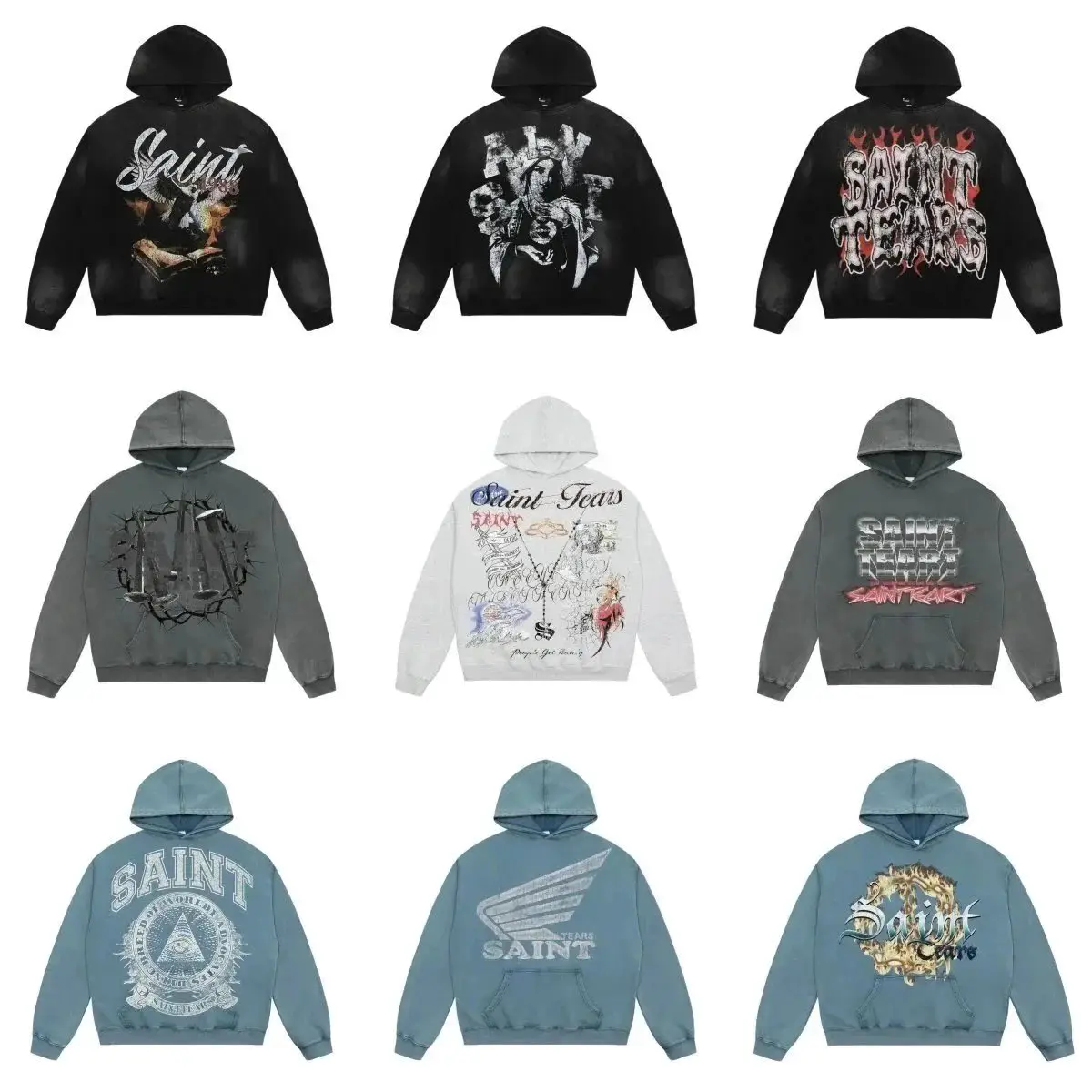 Stylish and versatile hoodie 1299-007