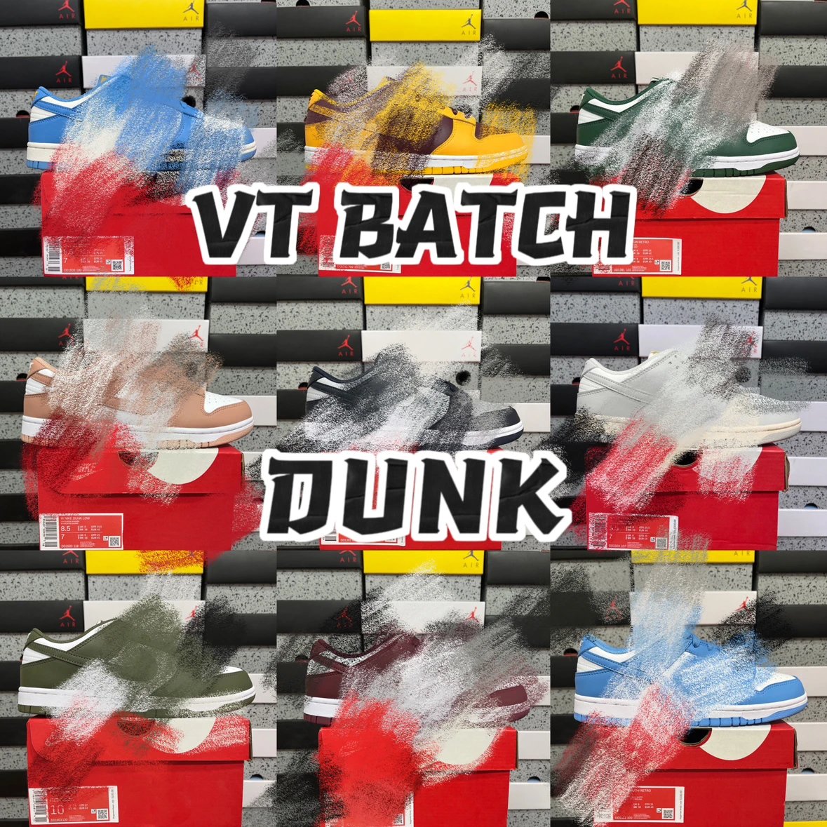 【New VT版】LINK1 DK Low/ Foto QC de WEIDIAN na Qualit.ly