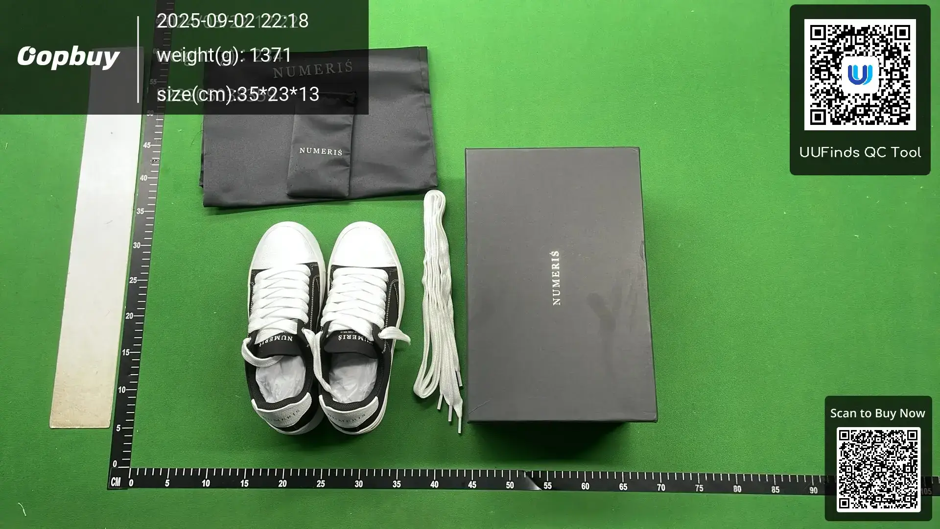 Numeris Trainers White Black