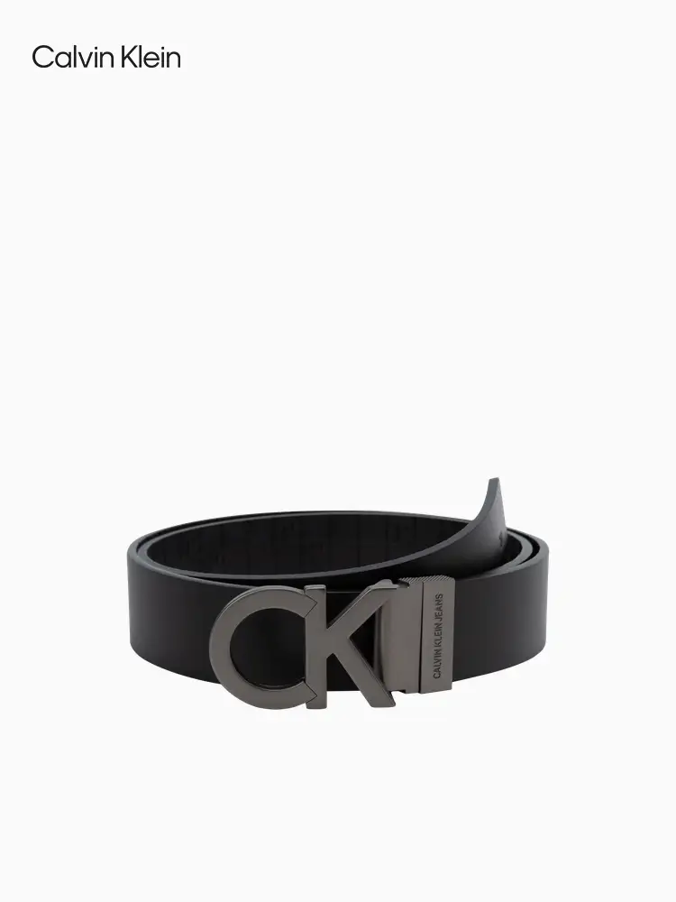[Holiday Gift] Ck Jeans Men Genuine Leather Casual Double-Sided letter Cowhide Belt Hc551H19