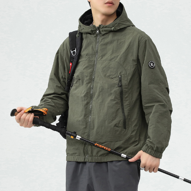 Spring and Autumn 2025 New American Functional Double-Sided Wear Three-Proof Casual Boys Shirt Jacket Trendy Brand Jacket Clothes