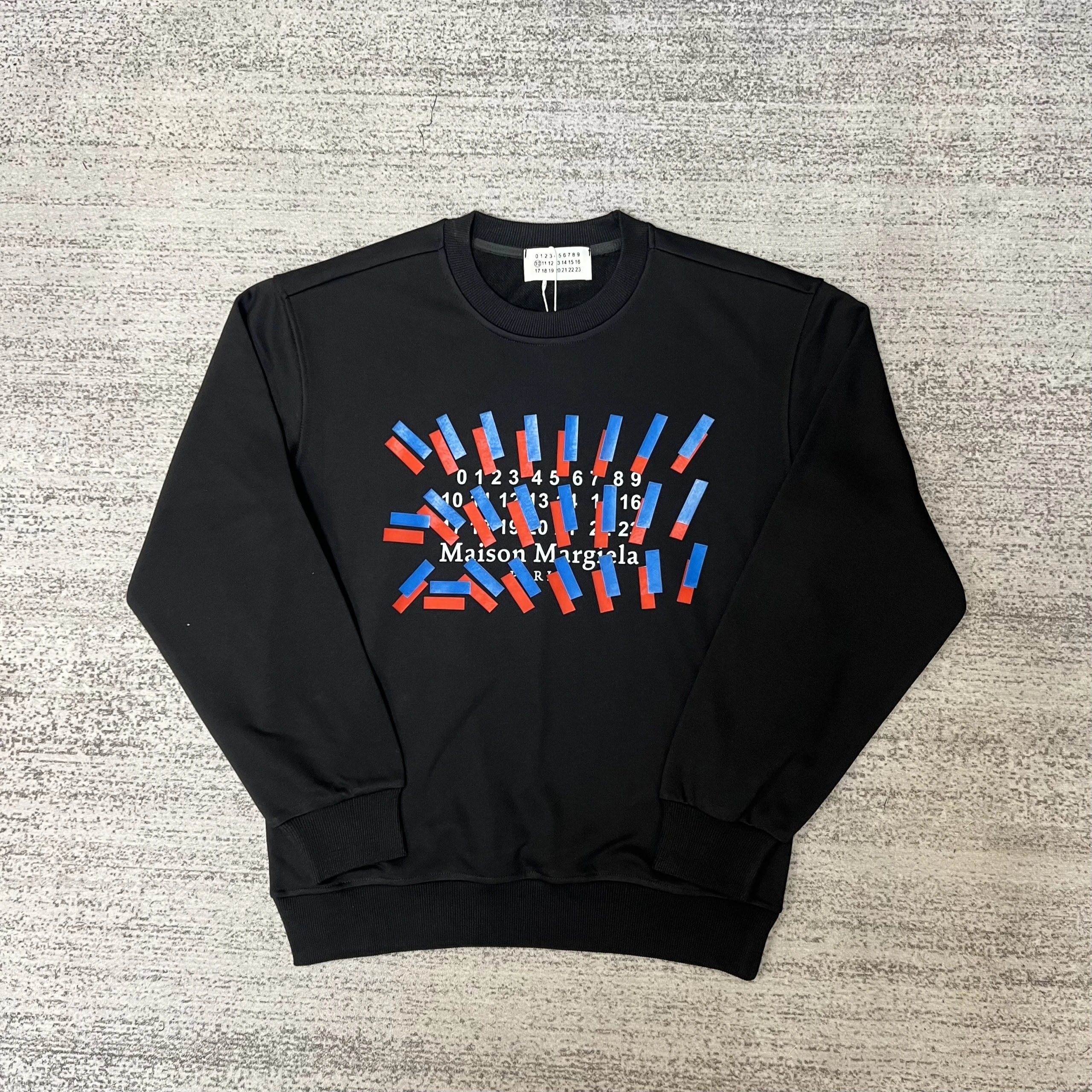 10.16 [DX39] Spring and Autumn New Men's and Women's Couple Clothes Arabic Digital Printing Sweatshirt Round Neck Thin