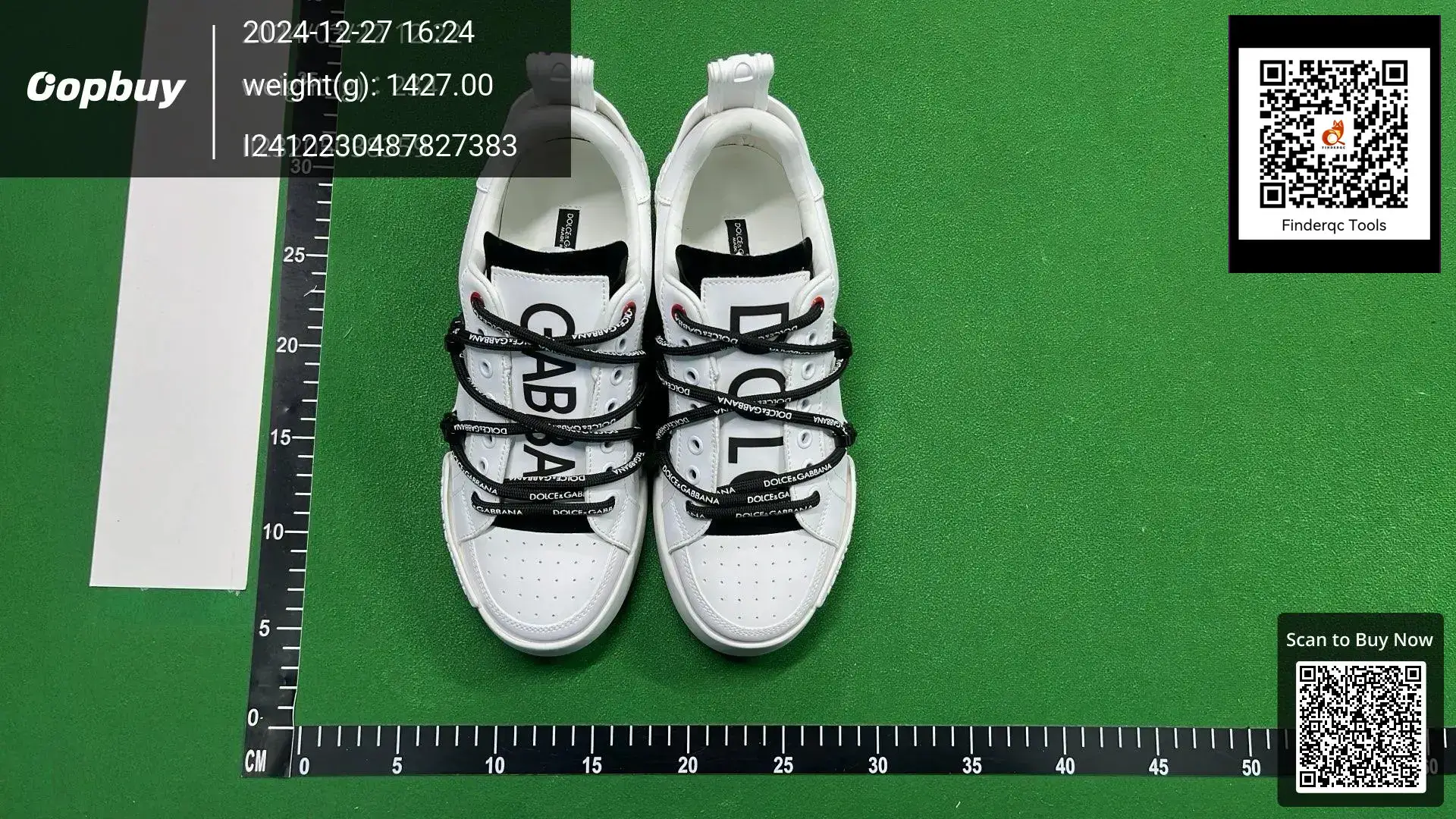 Top Edition Foreign trade original order Rebar Same Genuine Cowhide DG2023 Rivet Graffiti White Shoes Men's Lovers Shoes Fashion Shoes Women