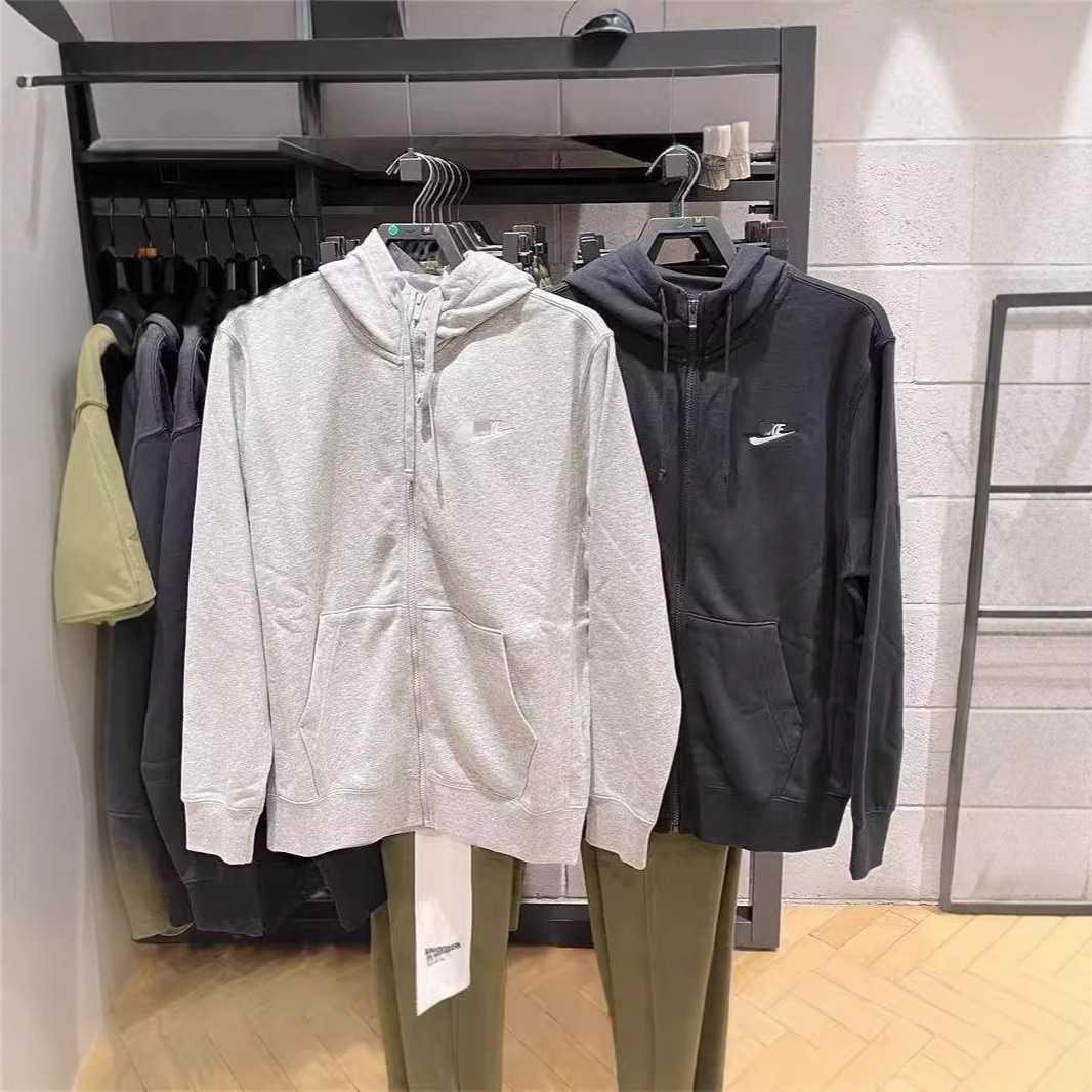 Trendy Brand Hook-Style Hooded Casual Sports Zip-Up Jacket for Men and Women, Spring and Autumn Style, Wholesale from Manufacturer