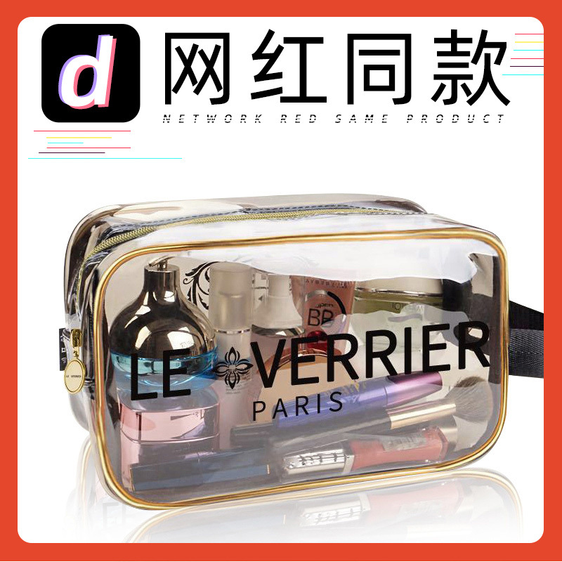 ☽ Cosmetic Storage Bag Toiletry Bag for Women 2023 New Portable Small Waterproof Travel Transparent Large Bag for Men