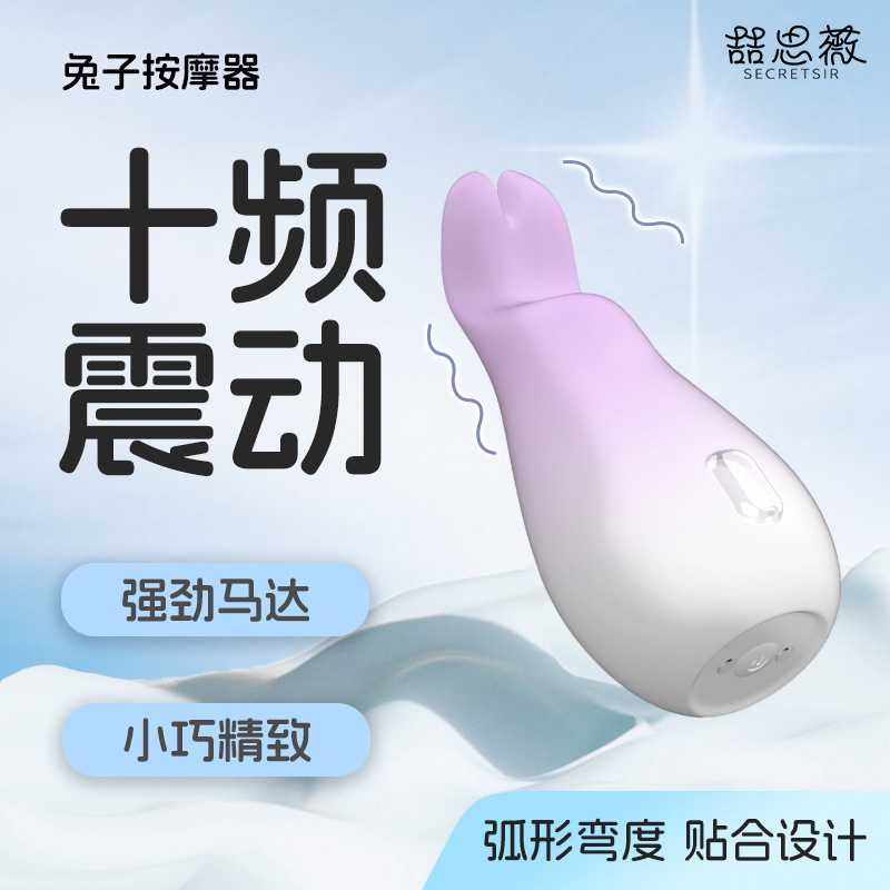 Adult Female Adult Toy Vibrating Egg External Masturbation Device Massage Strong Shock Silent Vibrating Egg Nipple Clamp Toy