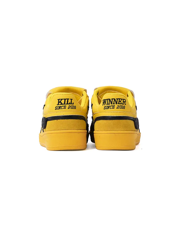 [Same Style as Huang Junjie] Killwinner Yellow Moral Training Shoes, Low-Top Shoes, Same Style for Men and Women Trendy