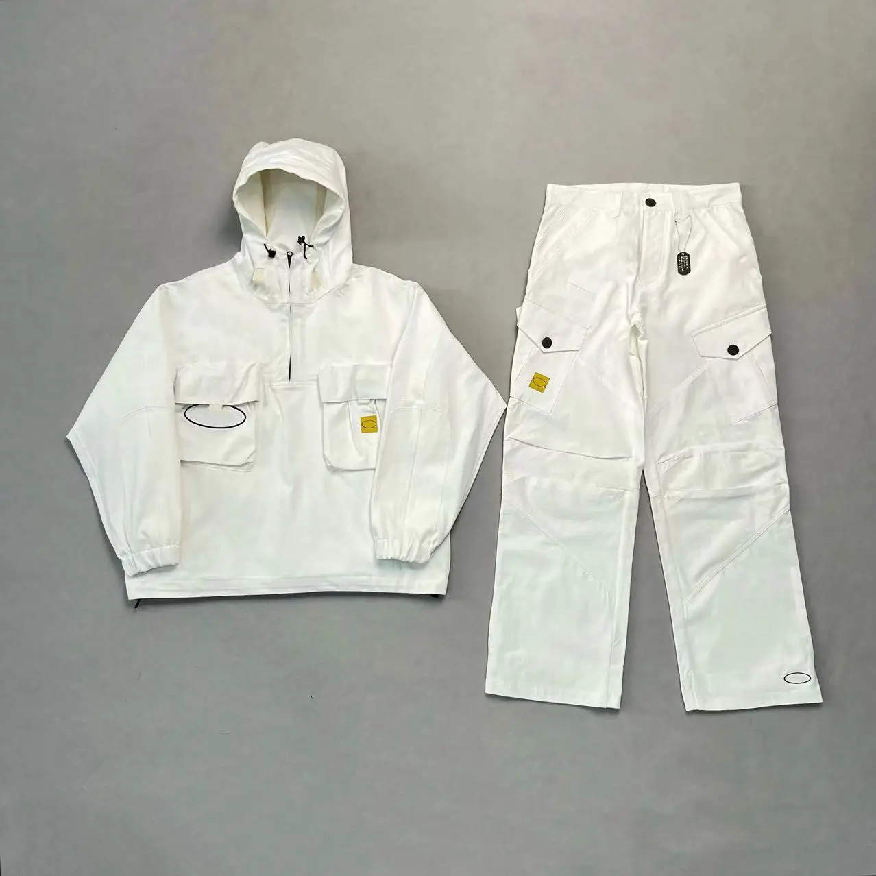 Angel King Slant Pocket Set Sailing Workwear Suit European and American Street Style Work Pants Workwear
