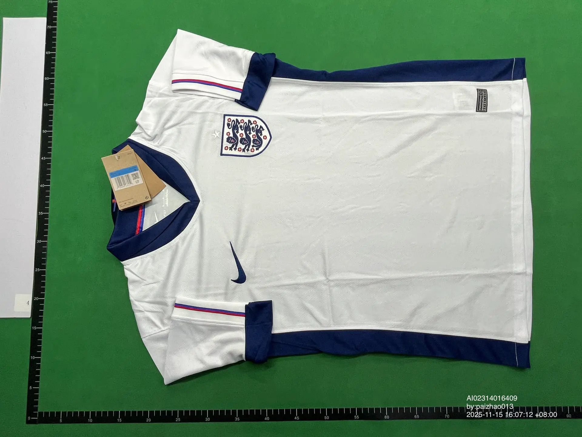 England National Football Team Jersey